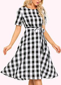 Black &amp; White Checked