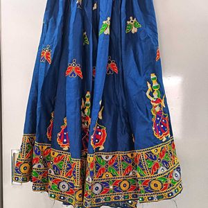 Navratri Blue Chaniya Choli