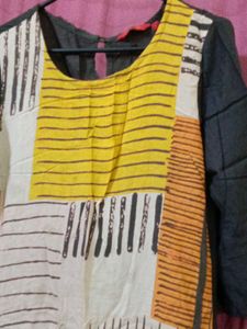 Patterned Midi Dress