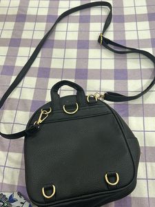 Black Sling Backpack