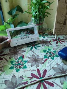Digital Alarm Clock, Transparent LCD Display