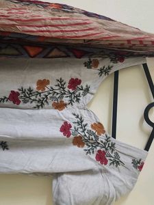 Embroidered Kurta with Dupatta  PantSet