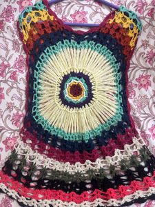 Crochet Colorful Top