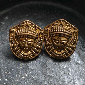 Maa Durga Brass Studs