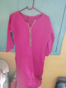 Pink Kurti Top - Size M