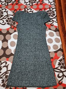 Women Sliver Metalic Bodycone Dress