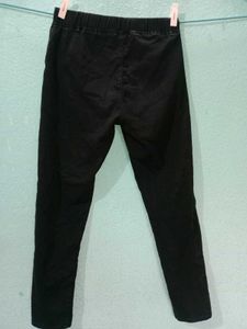 🌑 Dark Black Jeans For Girls 30 Inch waist