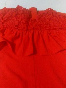 Beautiful Unused Red Colour Top