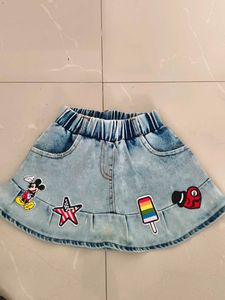 Combo Of 2 Girls Jean And Skirt