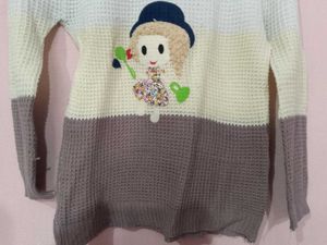 Cute dool  Knit Sweater