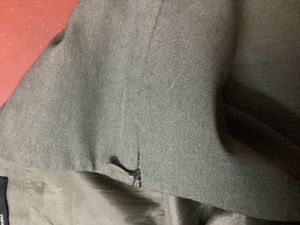 Vintage Grey Office Siren Midi Skirt