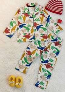 Heart Print Pajama Set
