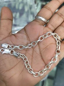 Men&#39;s Silver Chain Bracelet (14 gram)