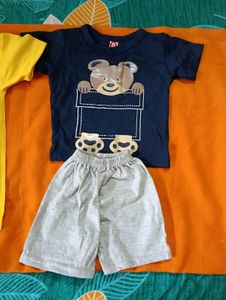 New Born T Shirts Plus Nicker,