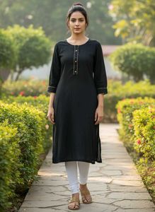 Elegant Black Kurta for ₹109