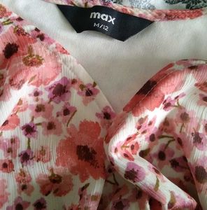 Floral Wrap Blouse