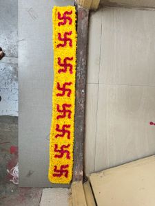 Fur Woolen Swastika Readymade Rangoli Patti