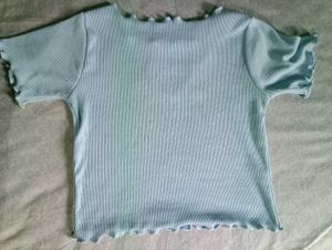 Stylish Women Blue Crop Top
