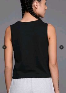 HRX Champion Black Tee For Women