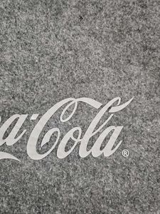 Rare Coca-Cola Gray Felt Tote Bag (Authentic)