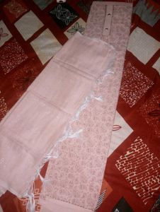 Elegant unstitched salwar kurta with dupatta