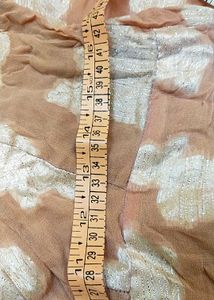Vintage Peach &amp; Silver Skirt