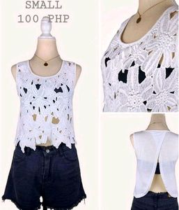Pinterest Crochet Cropped Tank Top🤍