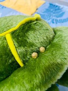 Gold Tone Stud Earrings