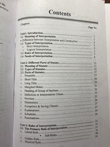 Interpretation Of Statutes