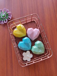 Heart Soaps Combo 4 Pcs