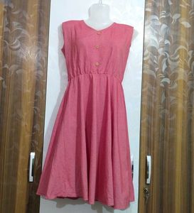Pink Sleeveless Dress