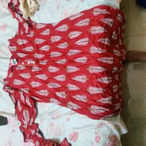 New Red Kurta