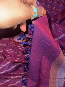 Purple Printed Classy Saree
