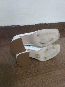 Imported Prettylittlething White Ankle Boots
