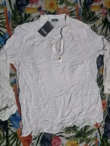 White Long Sleeve Top