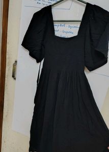 Black Smocked Dress