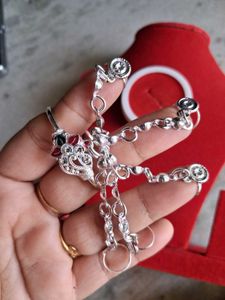 New Born Baby 5 Fingers Hand Assoceries Silver