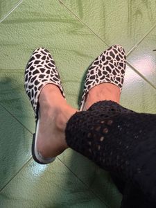 Animal Print Flats