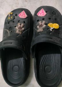 Black Colour Cute Crocs