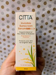 CITTA Invisible Sunscreen Serum SPF 50