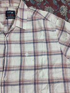 Checked Short Sleeve Shirt