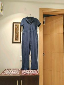 Blue Jumpsuit - Casual &amp; Chic