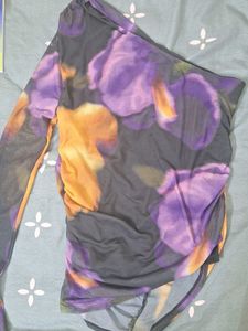 Floral One-Shoulder Top