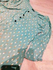 Green Tunic Top