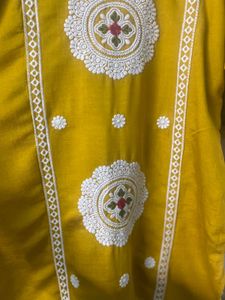 Mustard Kurta Set For Women