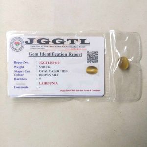 5.90 CTS Cat Eye Lahsuniya Gemstone