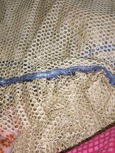 Cream Colour Sareee Net