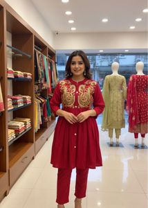 Elegant Cord set rose colour fir every size