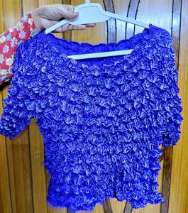 Purple Popcorn Top