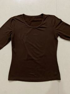 Brown Casual Top